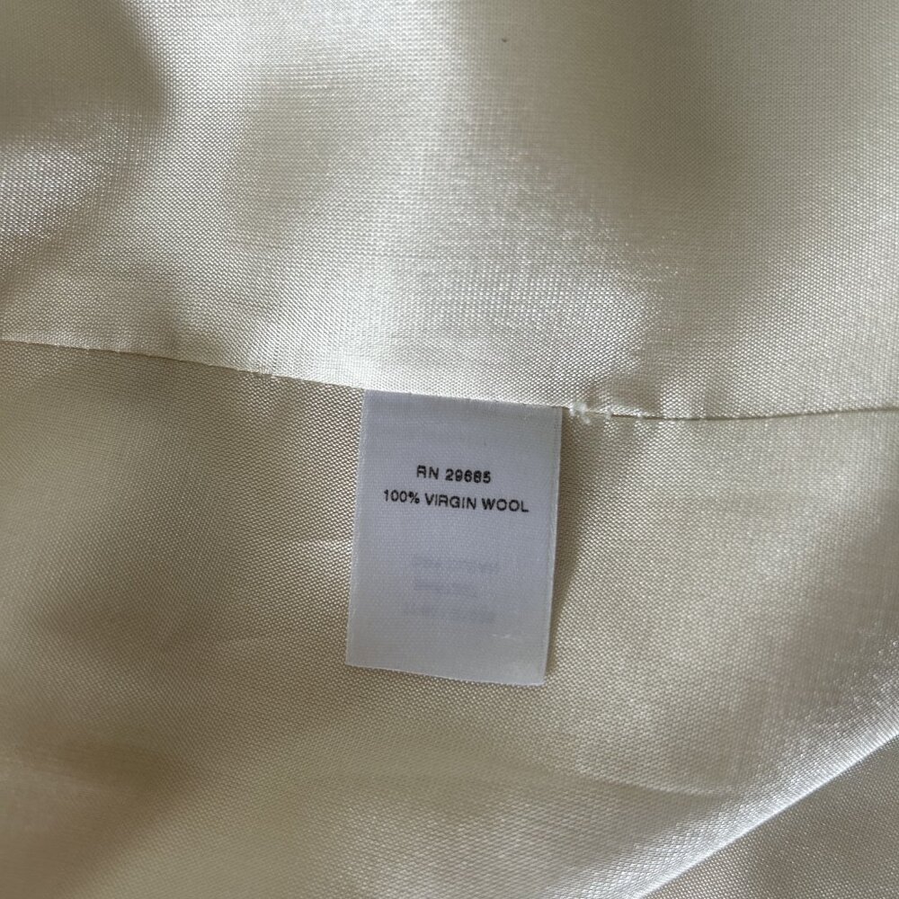 Vintage Pendleton 100% Virgin Wool Blazer - Winter White - Picture 6 of 16
